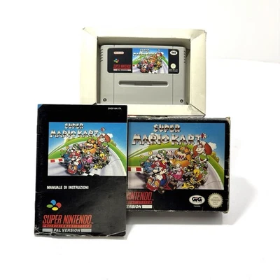 Super Mario Kart - Super Nintendo (SNES) - GIG - PAL ITA + Manuale - Immagine 1 di 4