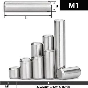 M1 Stainless Steel Dowel Pins DIN7 Solid Metal Parallel Pins 1mm - All Lenghts - Picture 1 of 7