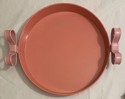 Target Bullseye Playground  Coquette Metal Serving Bow Tray Pink 2025 NEW - Image 1 of 4