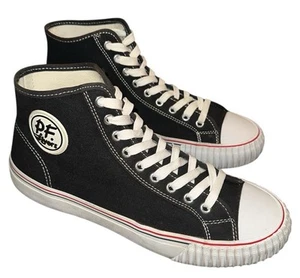 PF Flyers MC2001BL Unisex Black High Top Sneakers Men’s 10 / Women’s 11.5 - Picture 1 of 10