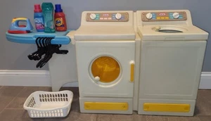 Excellent Condition Little Tikes Child Washer Dryer Iron Ironing Board Accessory - Picture 1 of 8