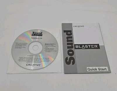 CD de instalación Creative Sound Blaster 16 4.1 software PCI SB4740 Windows 95 Foto 1 de 4