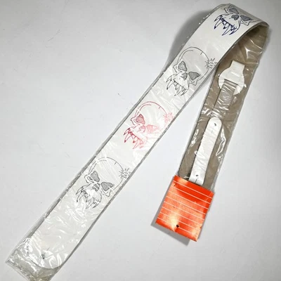 RARE: Vintage HEAVY METAL Genuine Leather Guitar Strap KLONDYKE Made in England - Image 1 of 4