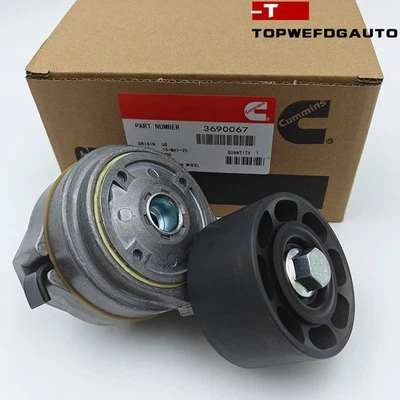 Belt Tensioner Pulley Fits For Cummins ISX Engine 3690067 2891940 3104149 Foto 1 de 4