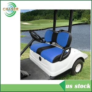 Blue Golf Cart 4PCS Front Rear Seat Covers Fits For Yamaha DRIVE/DRIVE 2 2007-UP - Picture 1 of 11