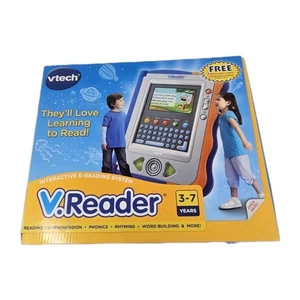 New Vtech v.Reader Interactive E-reading System  Factory Sealed New In Box Blue - Picture 1 of 12