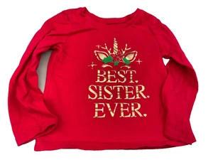 Camiseta de Navidad de manga larga talla 2, Best Sister - Imagen 1 de 9