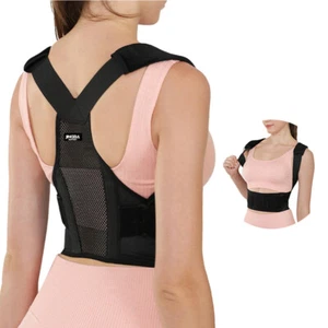 NEW Adjustable Shoulder Lumbar Breathable Large-X Large for Men Women (M Black) - Picture 1 of 12