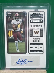 2022 Panini Contenders - Rookie Ticket #276 Armani Rogers (AU, RC) - Bild 1 von 10