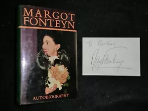 SIGNED - MARGOT FONTEYN - Autobiography (1975) Ballet Dancer Dance Icon Hardback - Picture 1 of 13