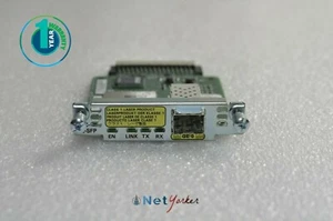 Cisco HWIC-1GE-SFP High Speed Wan Interface Card - Same Day Shipping - Picture 1 of 3