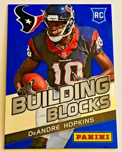 2013 Panini Monster Box Prizm Building Blocks Blue Prizm #2 DeAndre Hopkins RC - Bild 1 von 2