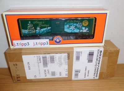 LIONEL 6-29970 EMPLOYEE CHRISTMAS O GAUGE TOY TRAIN BOXCAR 2010 HOLIDAY CAR XMAS - Image 1 of 3