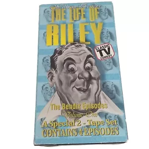 The Life Of Riley VHS 1994 The Bendix Episodes Volume One 2 Tape Set 4 Episodes - Picture 1 of 4