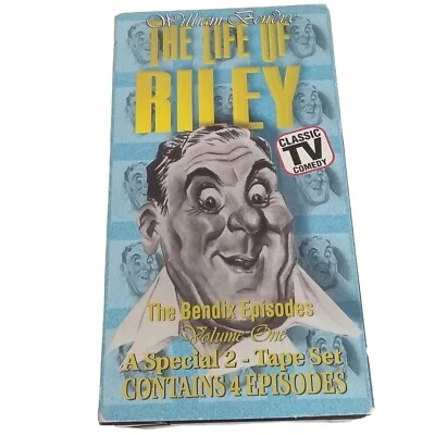The Life Of Riley VHS 1994 The Bendix Episodes Volume One 2 Tape Set 4 Episodes  - Image 1 of 4