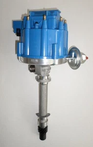 CORVETTE 1962-1974 BLUE MECHANICAL TACH DRIVE HEI Distributor W/ 65K VOLT COIL - Picture 1 of 2