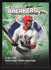 2003 Topps Record Breakers Series 2  Garret Anderson #RB-GA Anaheim Angels
