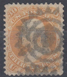 USA 1861 30c ORANGE FRANKLIN USED SC71 (ID:G3883) - Bild 1 von 1