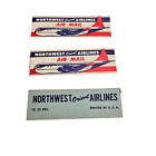 Northwest Orient Airlines étiquettes papier courrier aérien années 1940 États-Unis lot de (7)