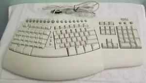 Dell by Microsoft Ergonomic Natural USB Keyboard Pro Model RT9403 TESTED WORKS - Picture 1 of 3