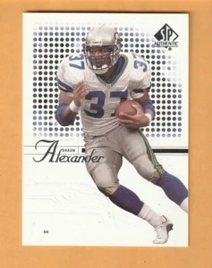 Shaun Alexander Seattle Seahawks 2002 SP autentico #39 Alabama Crimson Tide - Foto 1 di 2
