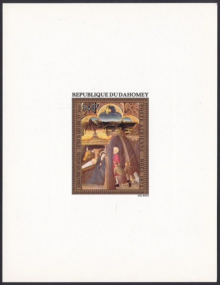 Dahomey ScC178 Navidad, Pintura, Giovanni di Pietro, Prueba de Lujo Foto 1 de 1