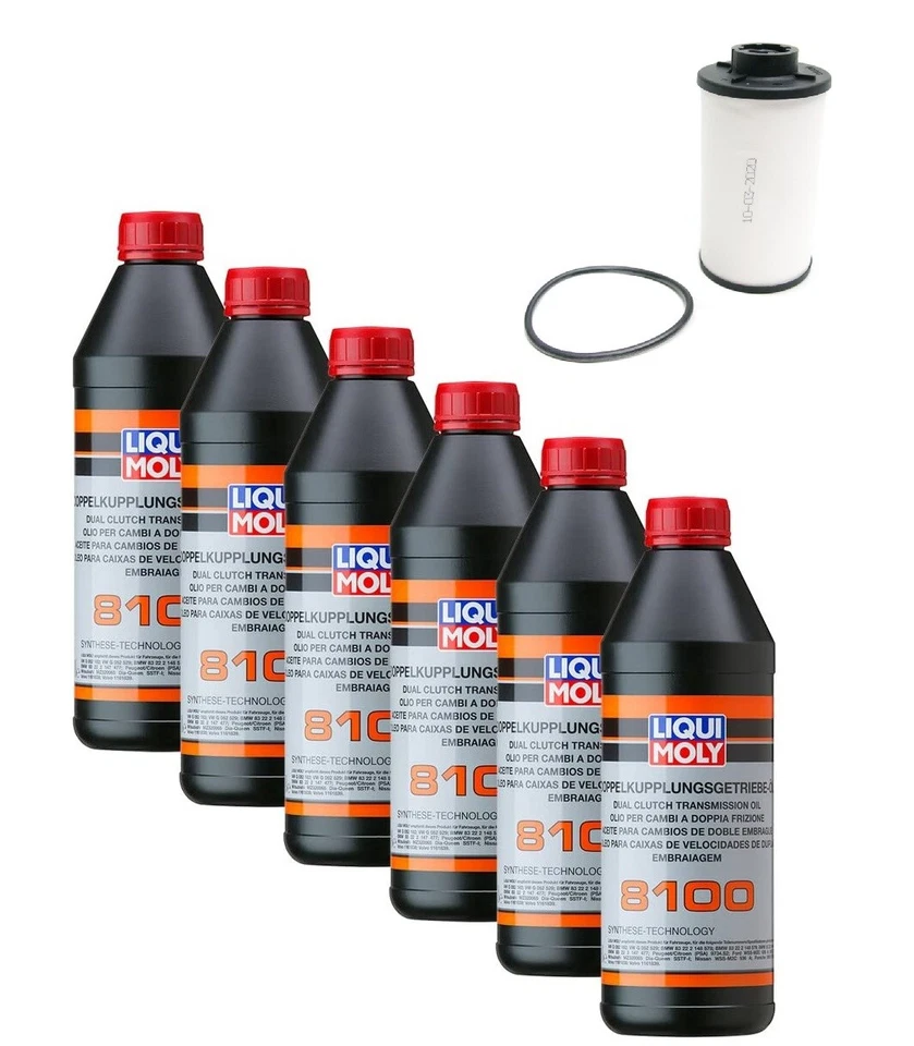 OEM VW DSG ATF Transmission Dual Clutch 40k Fluid Filter Kit LIQUI MOLY 6 Liters - Image 1 of 1