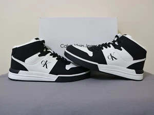 Calvin Klein Jeans Hombre Zapatillas Zapatos Talla 10 Nuevo Con Caja - Imagen 1 de 8