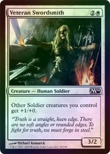 Veteran Swordsmith - Foil New MTG M10 Magic 2B3