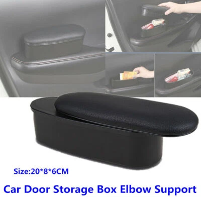 Caja de almacenamiento multifunción para puerta de coche reposabrazos soporte brazo de elevación base de soporte Foto 1 de 4