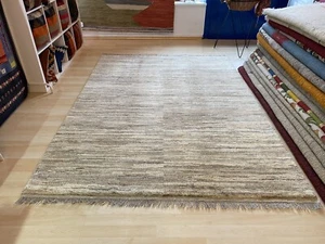 NEU Perserteppich Gabbeh Perser Teppich Berber Handgeknüpft UNIKAT 230x171 Bio - Bild 1 von 9