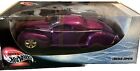 100 % Hot Wheels 1:16 Custom Lincoln Zephyr Metallic Purple Mattel NIB