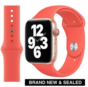 Genuine Apple Watch Sport Band Strap PINK CITRUS 49mm 46mm 45mm 44mm - S/M + M/L - Zdjęcie 1 z 10