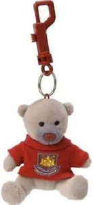 Official West Ham United FC Bag Buddy Bear Teddy Bear Keychain - Picture 1 of 1