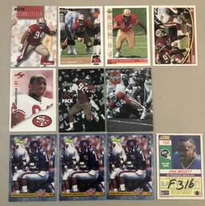 Dana Stubblefield ⚾️ San Fran 49ers Football Cards ⚾️10 Card Lot w/ 3 RC ⚾️F316 - Picture 1 of 12