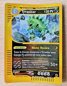 TYRANITAR 66/165 Expedition Holo Reverse - Pokemon Rare Card - Foto 1 di 11