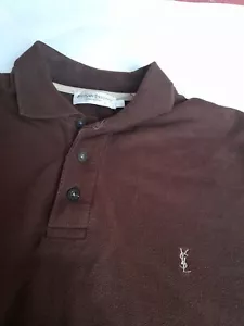 YVES SAINT LAURENT POLOSHIRT VINTAGE 90s L RARE YSL POLOSHIRT - Bild 1 von 3