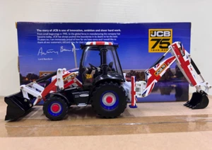 1:32 36CM JCB 3CX BACKHOE LOADER Construction Machine Equipment Diecast Model - Picture 1 of 8