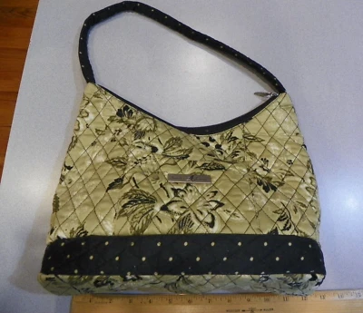 Bolsa de mão Isabella's Journey bolsa de ombro azul marinho e bege acolchoada - Imagem 1 de 4