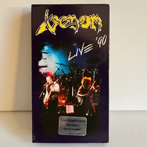 Venom Live '90 VHS Promo Not Rated Fotodisk Video LTD - Picture 1 of 7