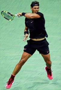 Classic Sports Prints - Tennis - Rafael Nadal - READY2Hang - Canvas - Picture 1 of 6