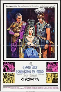 Filmplakat Cleopatra 1963 27"x41" Sehr guter Erhaltungszustand 7,5 Elizabeth Taylor Richard Burton - Bild 1 von 1