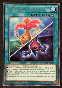 Synchro Dilemma | LED8-EN026 | Raro | 1a Edición | Synchro Storm | YuGiOh - Imagen 1 de 3