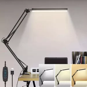 Bedside Desk Lamp Dimmable LED Table Light Study Reading Eye-Care with Control - Picture 1 of 12
