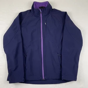 Chaqueta Softshell Doble Diamante Cremallera Completa Para Mujer’s M Forrada de Vellón Púrpura Elastizada - Imagen 1 de 12