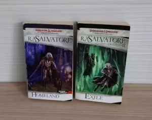 Forgotten Realms: The Legend Of Drizzt Book 1 & 2 Homeland, Exile R.A Salvatore - Bild 1 von 7