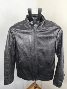 Reiss Mens Leather Jacket Size M/Check My Other Items/Read Description! - Picture 1 of 9