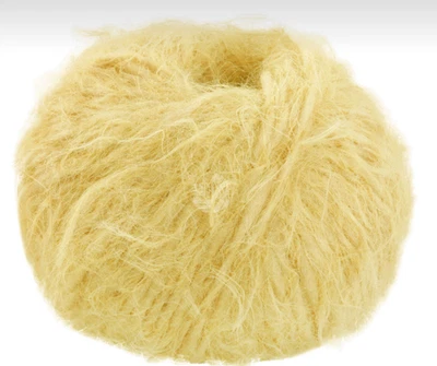 (kg/138€) NEU! BASTA Lana Grossa 50g Fb. 32 vanille federzarter Flausch - Bild 1 von 4