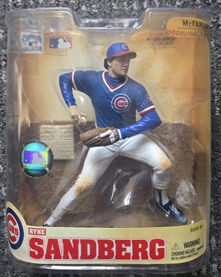 MCFARLANE COOPERSTOWN COLLECTION 2008 VARIANTE RYNE SANDBERG CHICAGO CUBS CHASE Foto 1 de 4
