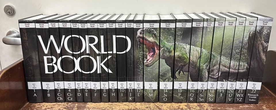 The World Book Encyclopedia 2022 - Hardcover 22 Volume Set - Over 17,000 Art (G) - Image 1 of 4